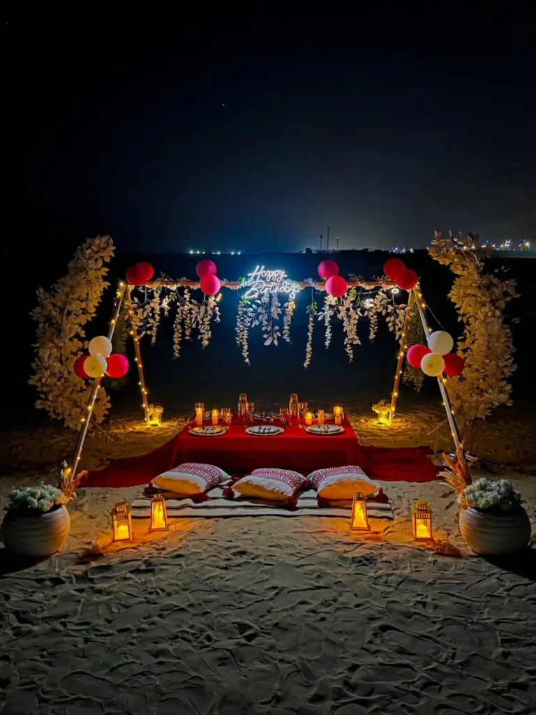sunset tea on the dunes things to do in Timlalin Dunes Morocco