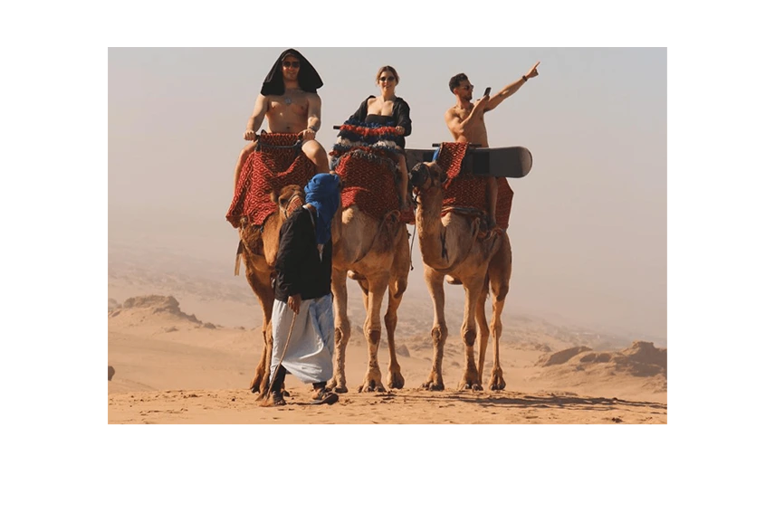 Camel Ride In Timlalin Dunes