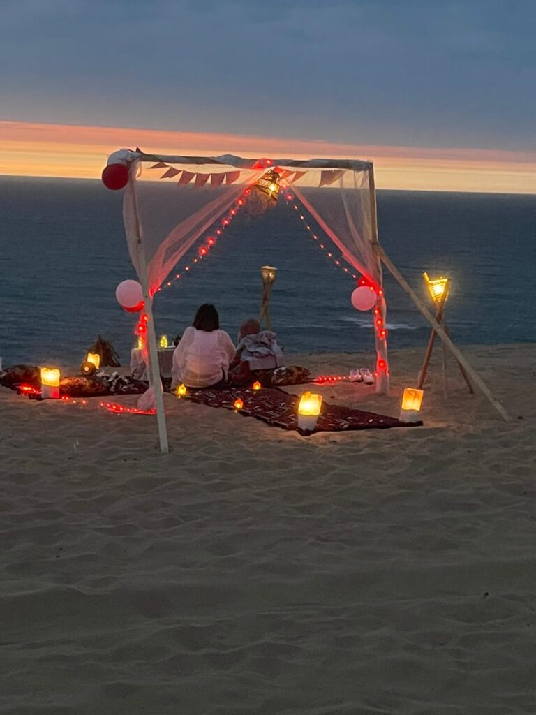 Sunset Tea In Timlalin Dunes