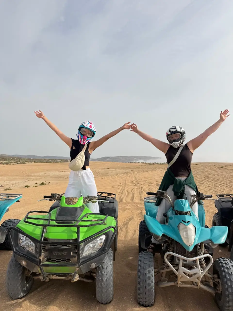 quad biking at Timlalin Dunes near Imsouane Agadir Morocco – things to do in Imsouane besides surfing